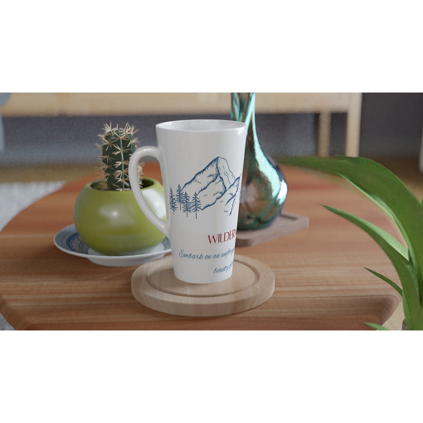 Wilderness Awaits Latte Mug Design By HadiArts