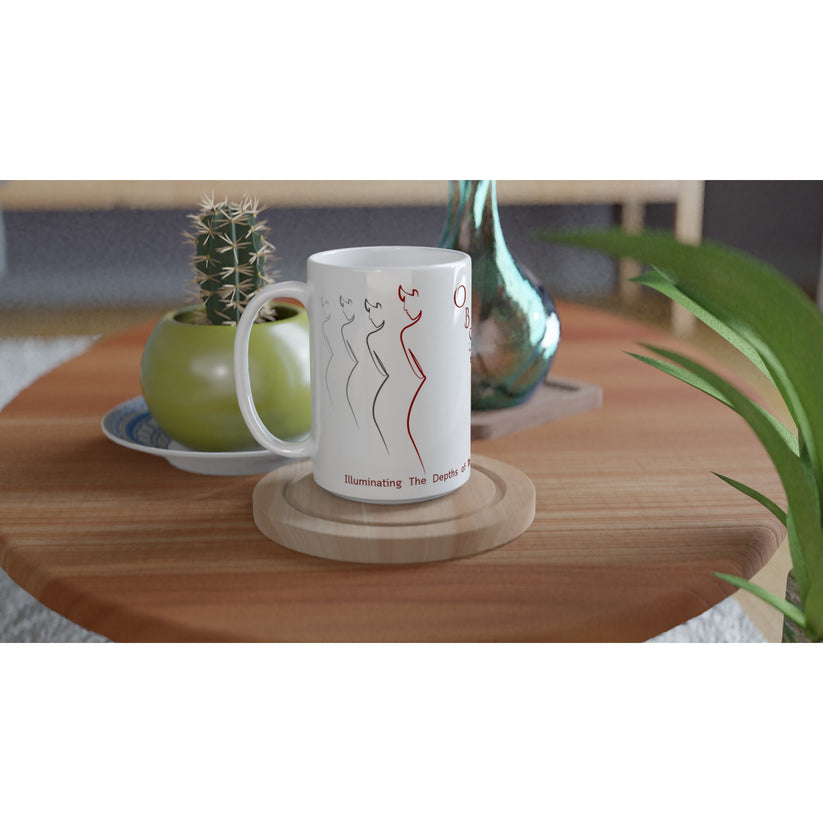 Graceful Silhouette Latte Mug Design By HadiArts