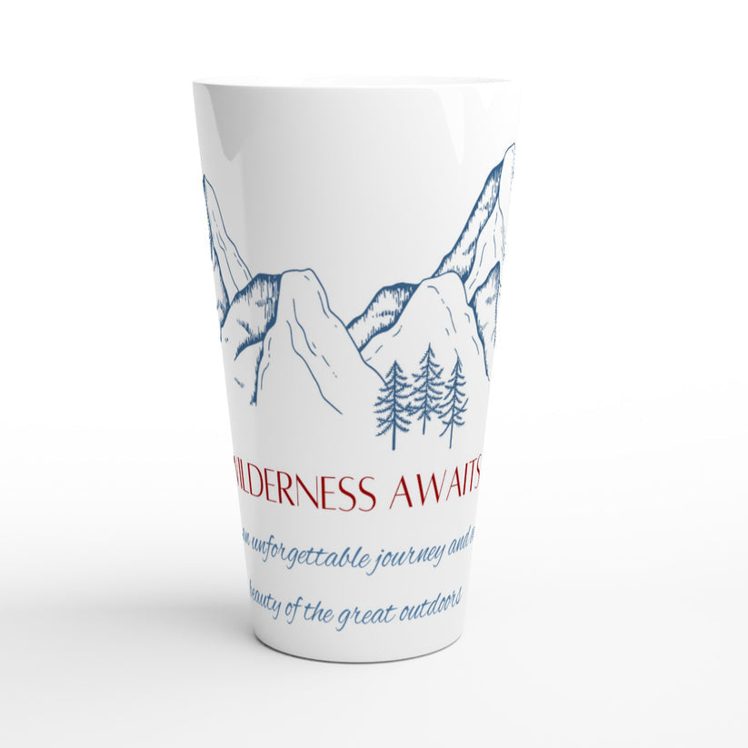Wilderness Awaits Latte Mug Design By HadiArts