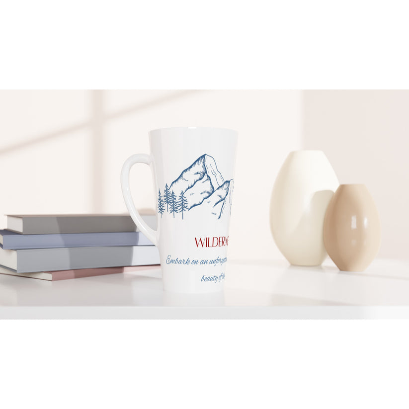 Wilderness Awaits Latte Mug Design By HadiArts