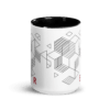 Geometric Brew Ceramic Coffee Mug Design By HadiArts
